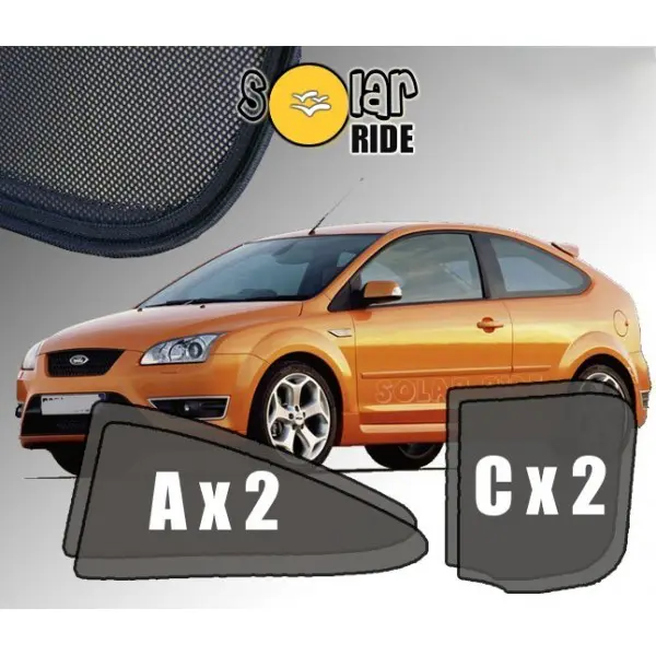 Solskjermer Ford Focus II Coupe 2004 - 2011