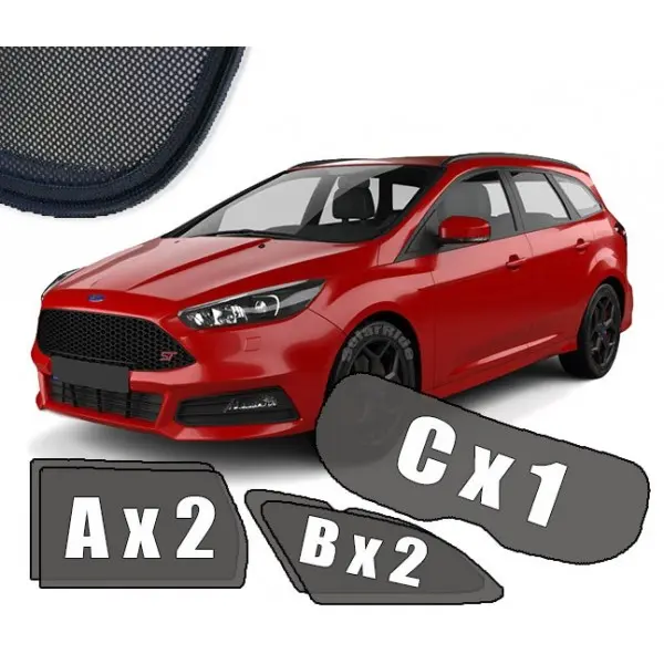 Solskjermer Ford Focus III Stasjonsvogn 2010 - 2019
