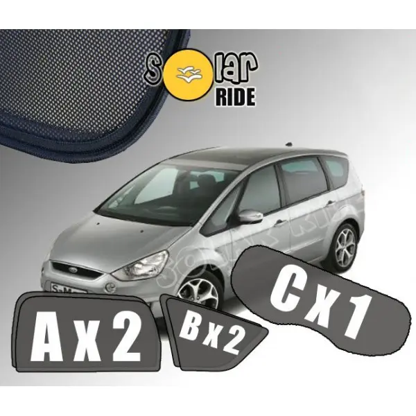 Solskjermer Ford S-Max I 2006 - 2014