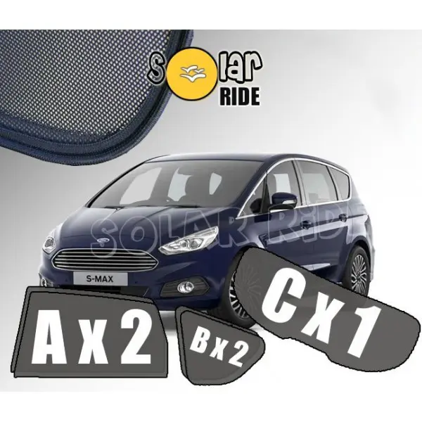 Solskjermer Ford S-Max II 2014 - 2023
