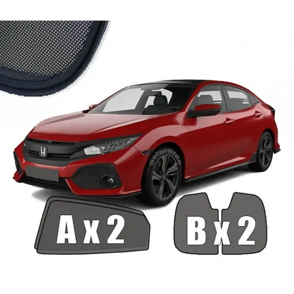 Solskjermer Honda Civic X Hatchback 2015 - 2021