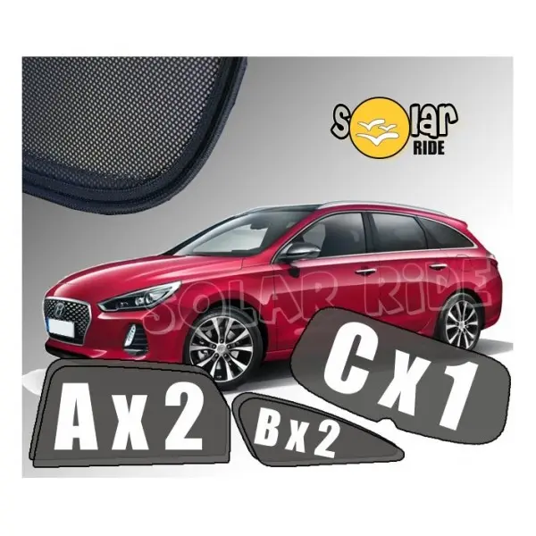 Solskjermer Hyundai i30 III Wagon 2017 ->
