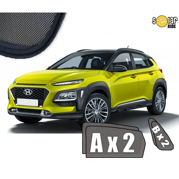 Solskjermer Hyundai KONA 2017 - 2023
