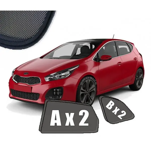 Solskjermer Kia Ceed II 2012-2018