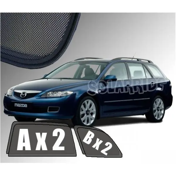 Solskjermer Mazda 6 I (GG/GY) Stasjonsvogn 2002 - 2007