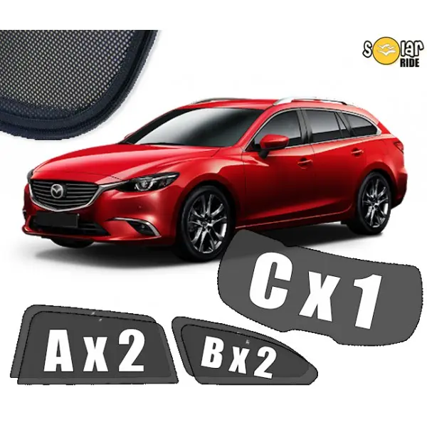 Solskjermer Mazda 6 III (GJ/GL) Stasjonsvogn 2012 - 2024