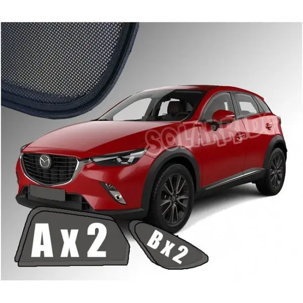 Solskjermer Mazda CX-3 2014 - 2023