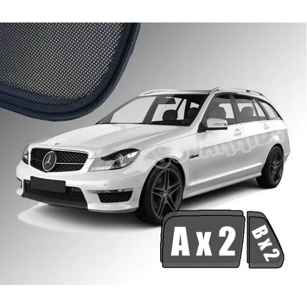 Solskjermer Mercedes-Benz C-Klasse (S204 / W204) STV 2007-2014 – bilde 2