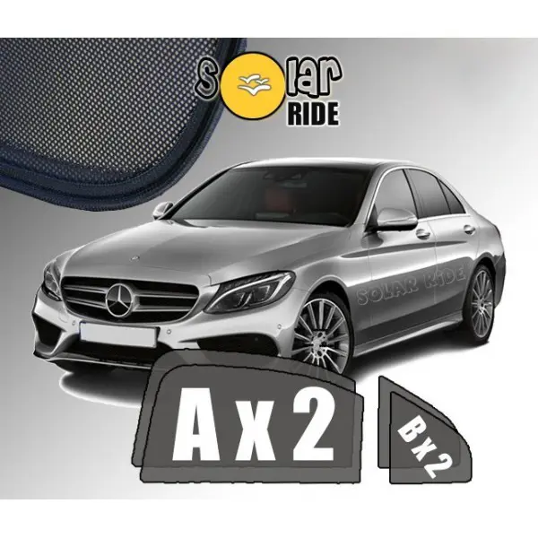 Solskjermer Mercedes-Benz C-Klasse (W205) Sedan 2014 - 2021