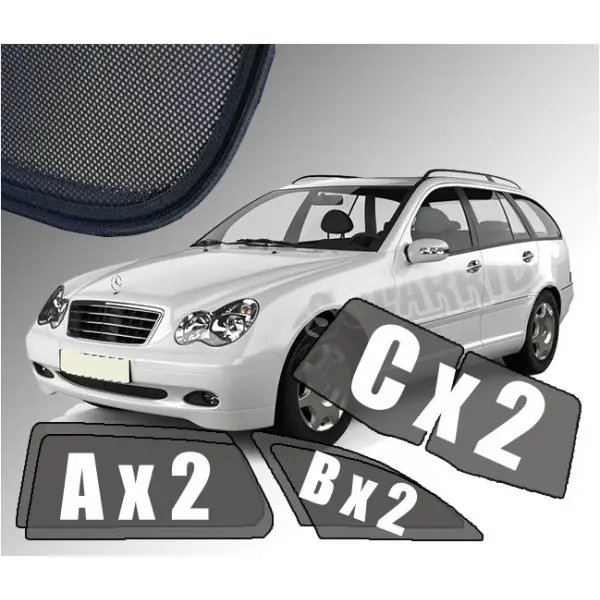 Solskjermer Mercedes-Benz C (S203) Stasjonsvogn 2000 - 2007