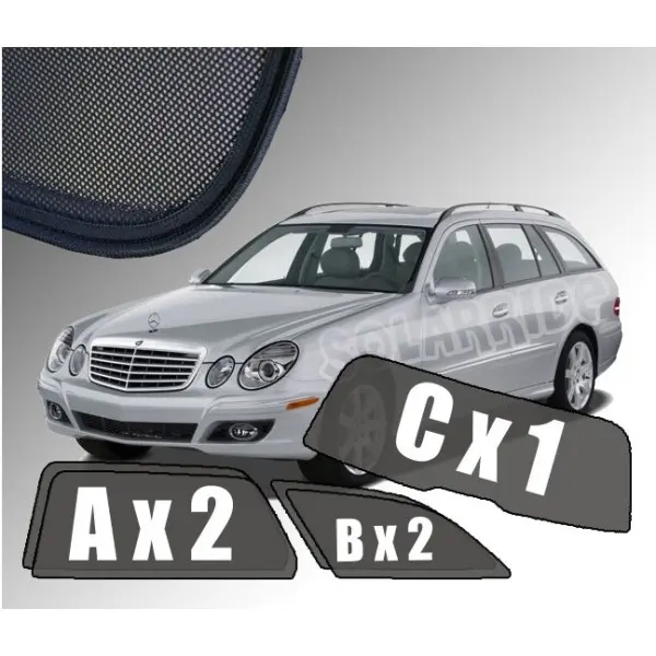 Solskjermer Mercedes-Benz E-Klasse (S211/ W211) STV 2002-2009