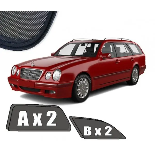Solskjermer Mercedes-Benz E-Klasse (W210 / S210) STV 1999-2003