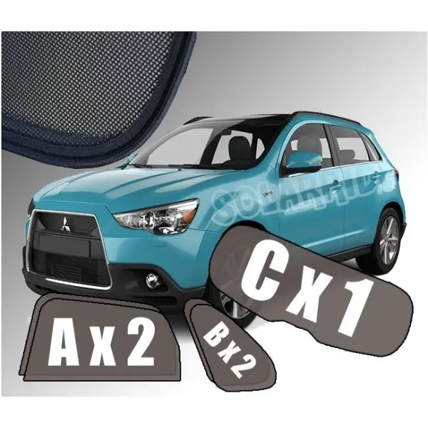 Solskjermer Mitsubishi ASX I 2010 - 2023
