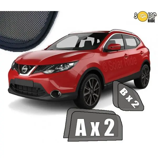 Solskjermer Nissan Qashqai (J11) 2013 - 2017