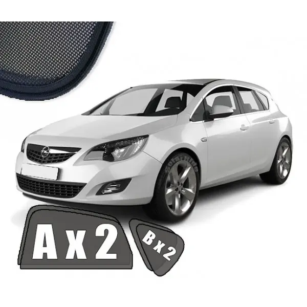 Solskjermer Opel Astra J Hatchback 2009 – 2015
