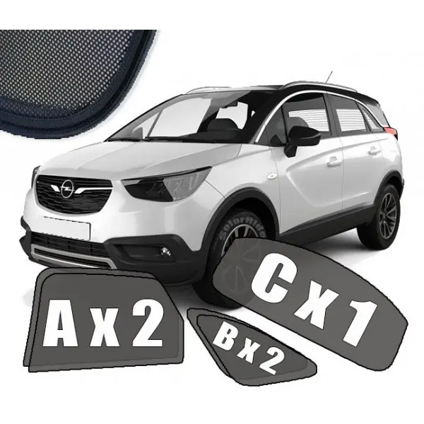 Solskjermer OPEL CROSSLAND X 2017 ->