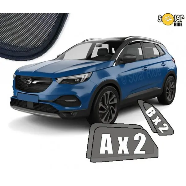 Solskjermer Opel Grandland X 2017 ->