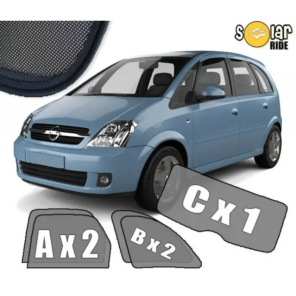 Solskjermer Opel Meriva A 2003-2010