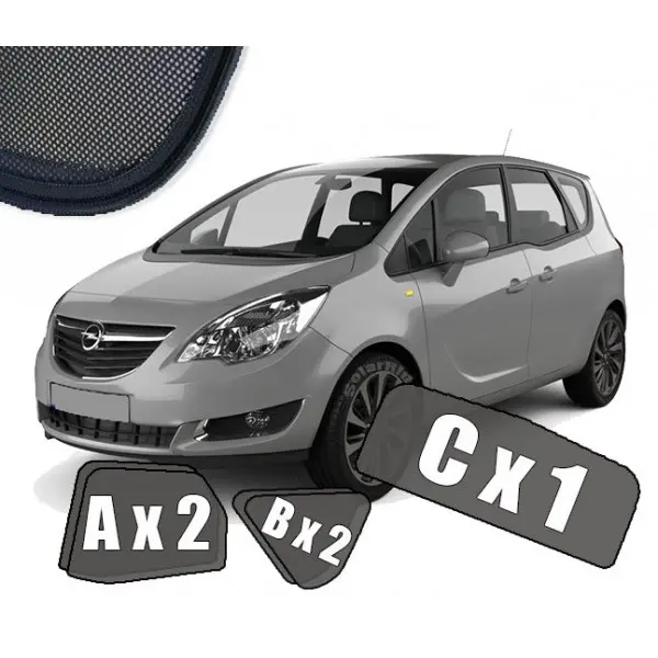 Solskjermer Opel Meriva B 2010-2017
