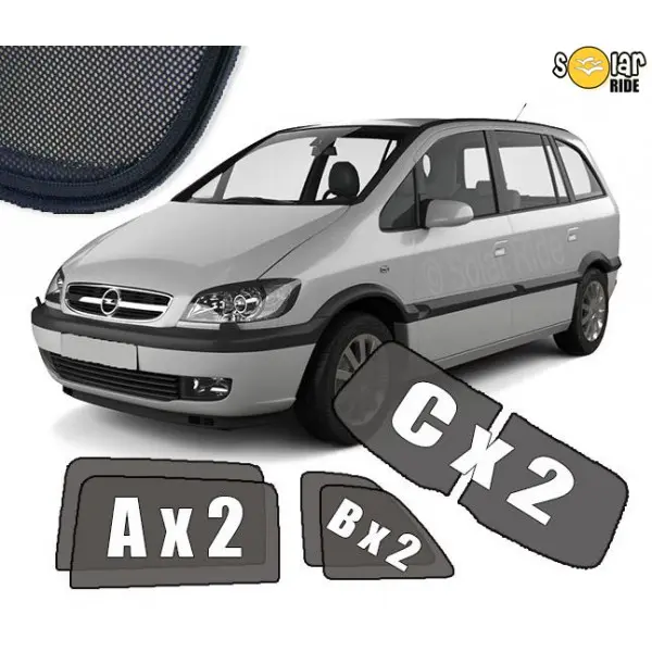 Solskjermer Opel Zafira A 1999 - 2005