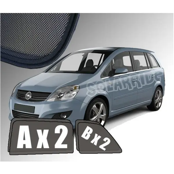 Solskjermer Opel Zafira B 2005 - 2014