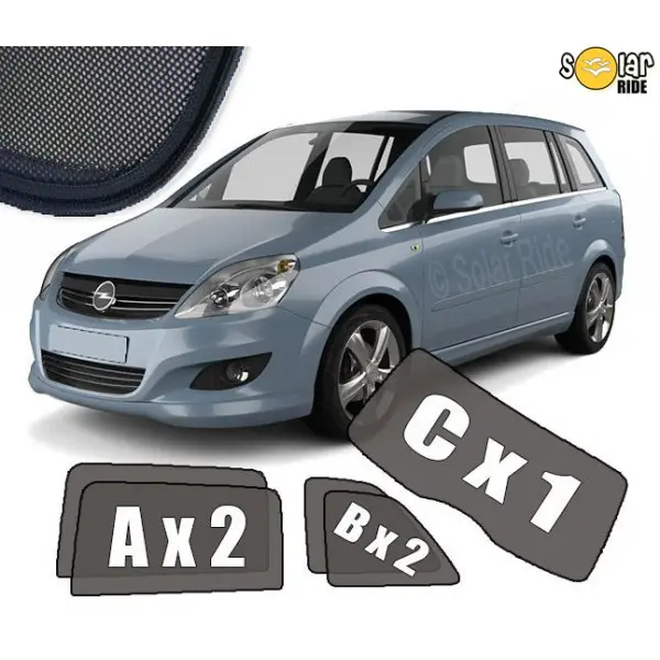 Solskjermer Opel Zafira B 2005 - 2014