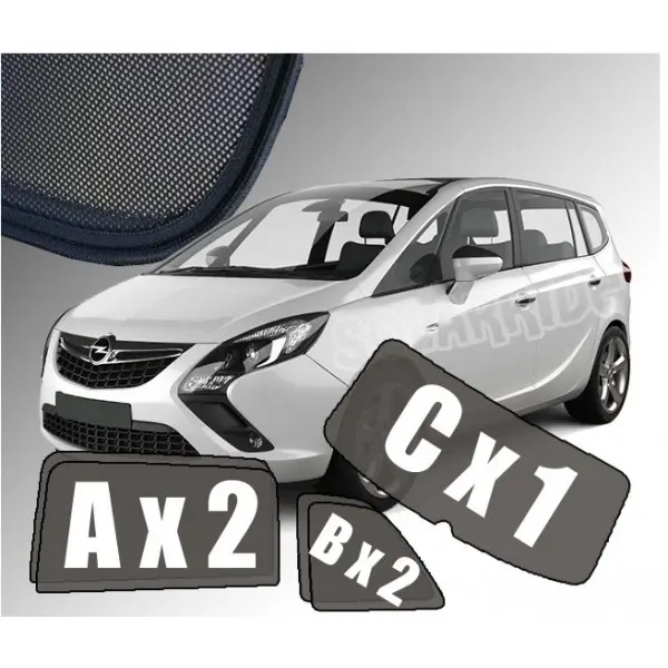 Solskjermer Opel Zafira C Tourer 2012-2019