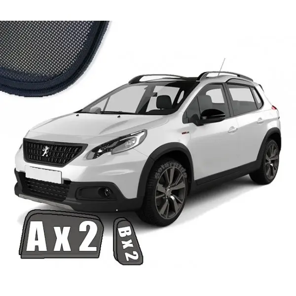 Solskjermer Peugeot 2008 I 2013 - 2019