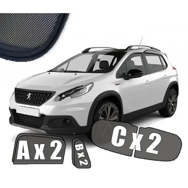 Solskjermer Peugeot 2008 I 2013 - 2019