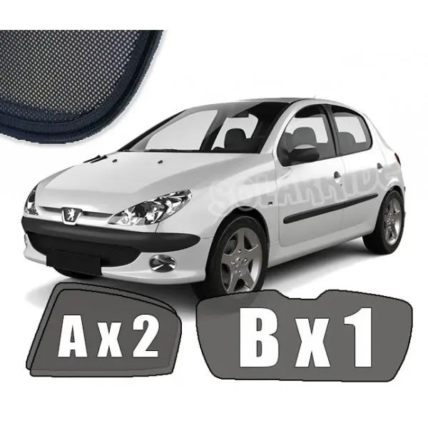 Solskjermer Peugeot 206 1998-2009