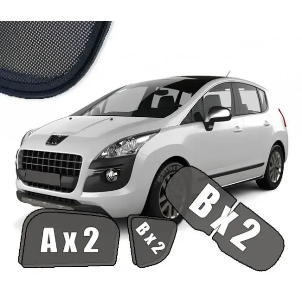 Solskjermer Peugeot 3008 I 2009 - 2016