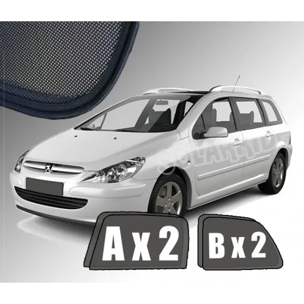 Solskjermer Peugeot 307 SW (STV) 2001-2008