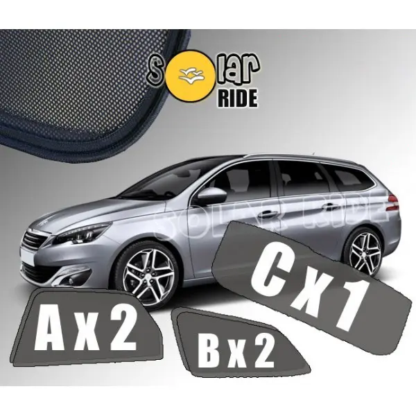 Solskjermer Peugeot 308 II SW 2013 - 2021