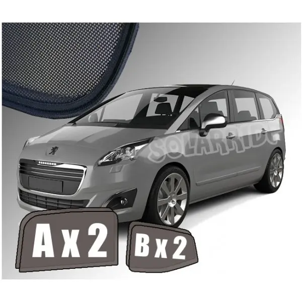 Solskjermer Peugeot 5008 I 2009 - 2017