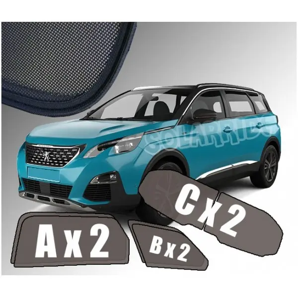 Solskjermer Peugeot 5008 II 2017 - 2024