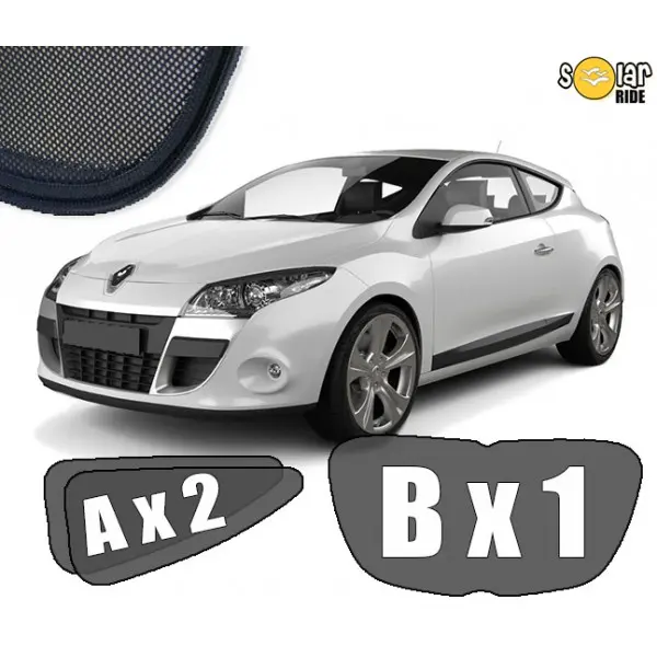 Solskjermer Renault Megane III Coupe 2008-2015
