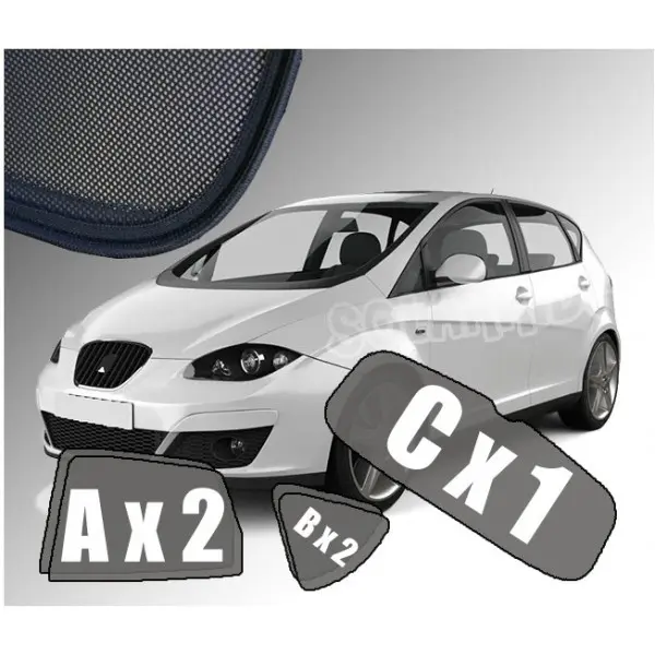 Solskjermer Seat Altea 2004-2009