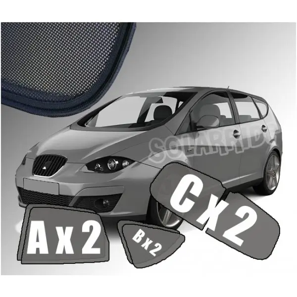 Solskjermer Seat Altea XL 2006-2015