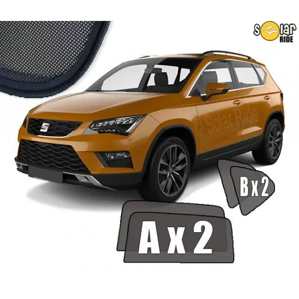 Solskjermer Seat Ateca 2016 ->
