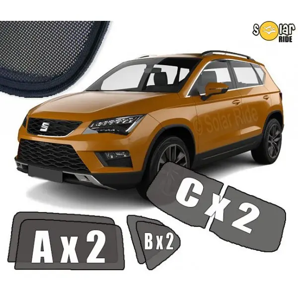 Solskjermer Seat Ateca 2016 ->
