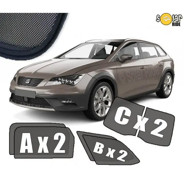 Solskjermer Seat Leon III ST 2012-2020