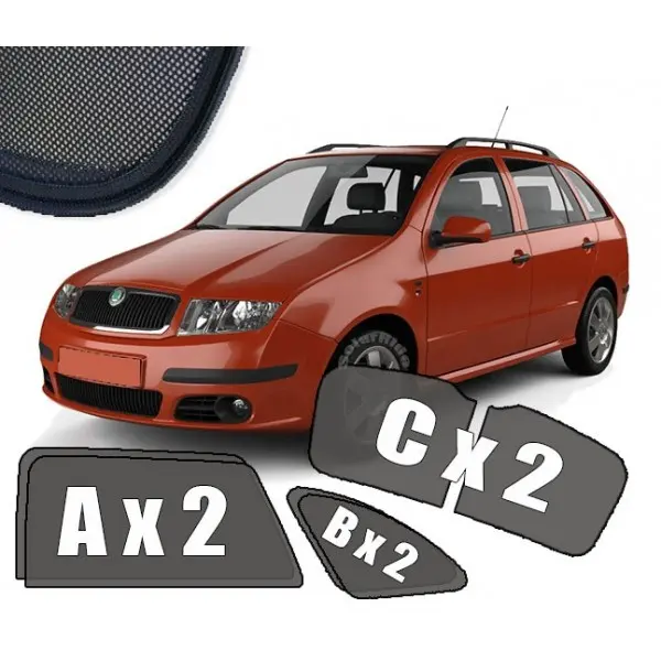 Solskjermer Skoda Fabia I (STV) 2000-2007