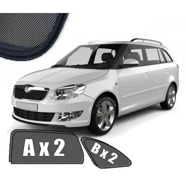 Solskjermer Skoda Fabia  II (STV) 2006-2014