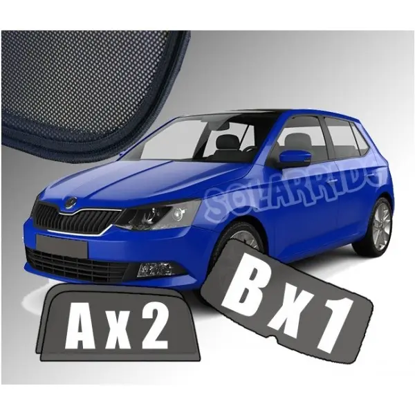 Solskjermer Skoda Fabia  III Hatchback 2014 -2021