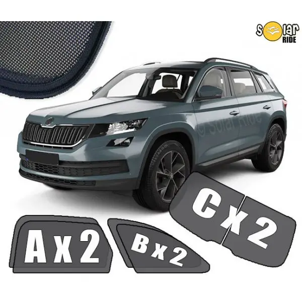 Solskjermer Škoda Kodiaq I 2016 - 2024