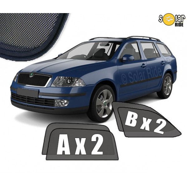 Solskjermer Skoda Octavia II Stasjonsvogn 2004 - 2013