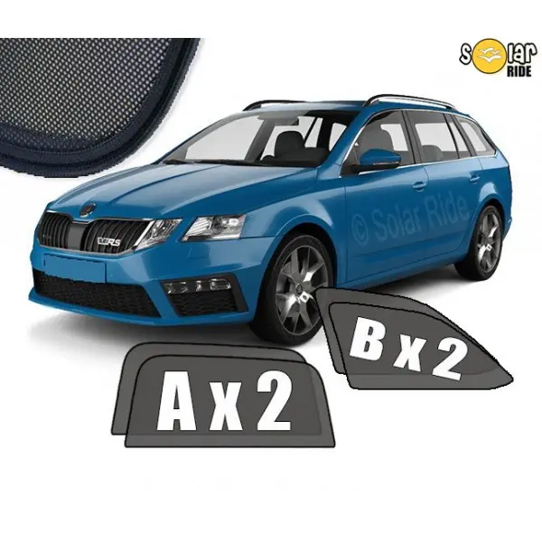 Solskjermer Skoda Octavia III Stasjonsvogn 2012 - 2020