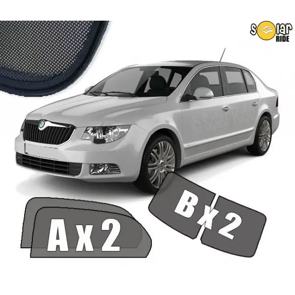 Solskjermer Skoda Superb II Liftback 2008 - 2015