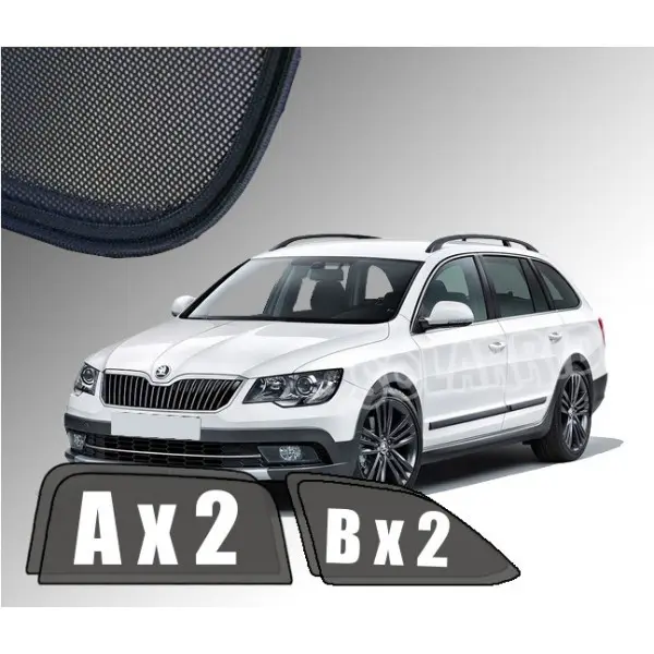 Solskjermer Skoda Superb II Stasjonsvogn 2008 - 2015