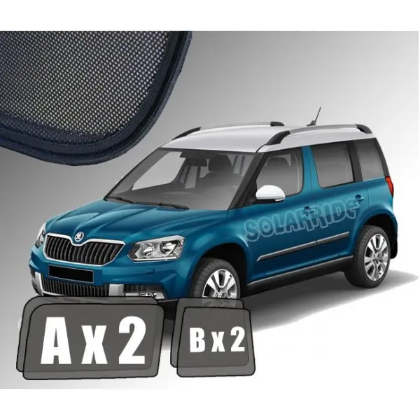 Solskjermer SKODA YETI 2009-2017